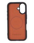 Funda de cuero Lucca Snap On para iPhone 15