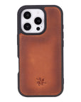 Funda de cuero Lucca Snap On para iPhone 15 Pro