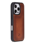 Funda de cuero Lucca Snap On para iPhone 15 Pro