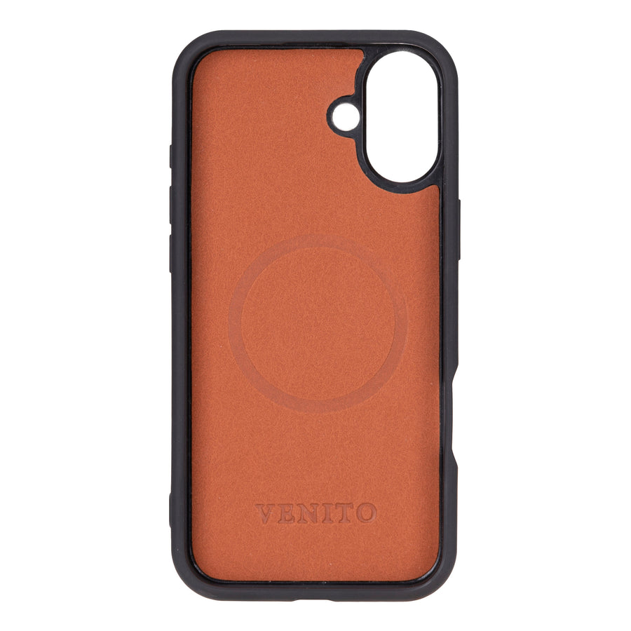 Lucca Snap On Leather Case for iPhone 16 Plus