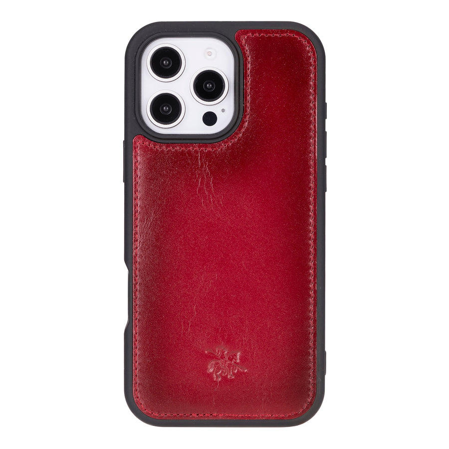 Funda de cuero Lucca Snap On para iPhone 15 Pro Max