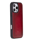 Funda de cuero Lucca Snap On para iPhone 15 Pro Max