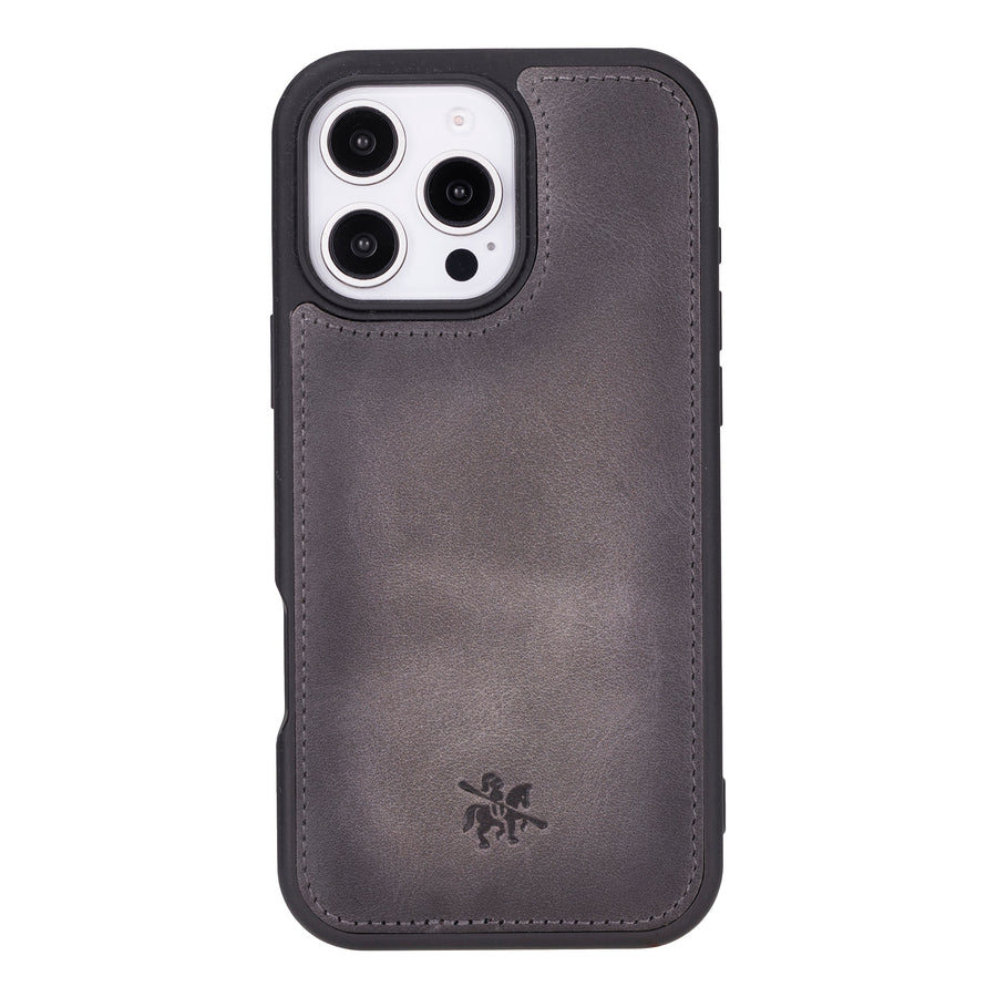 Funda de cuero Lucca Snap On para iPhone 15 Pro Max