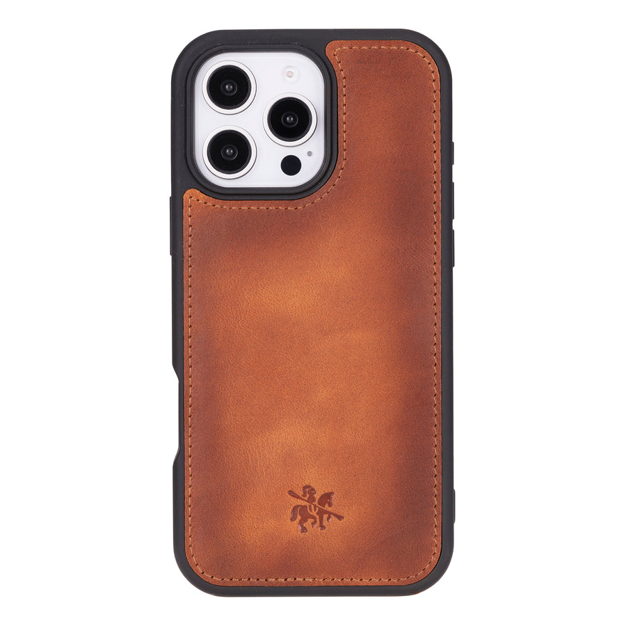 Funda de cuero Lucca Snap On para iPhone 15 Pro Max