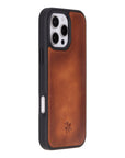 Funda de cuero Lucca Snap On para iPhone 15 Pro Max