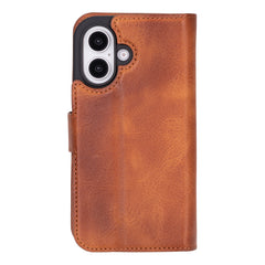 Funda tipo billetera de cuero desmontable con bloqueo RFID Ravenna para iPhone 15