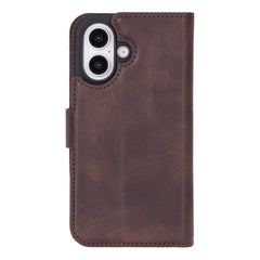 Funda tipo billetera de cuero desmontable con bloqueo RFID Ravenna para iPhone 15