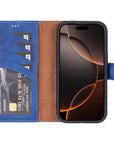 Funda tipo billetera de cuero desmontable con bloqueo RFID Ravenna para iPhone 15 Pro