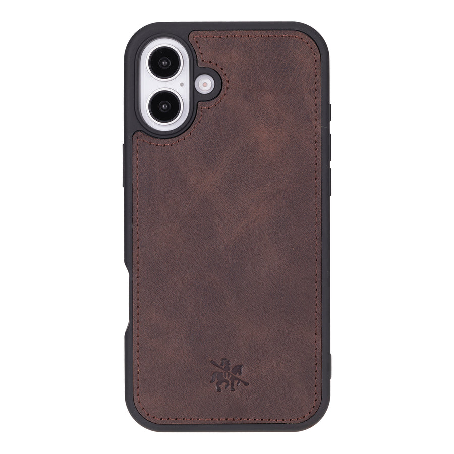 Ravenna RFID Blocking Detachable Leather Wallet Case for iPhone 16 Plus