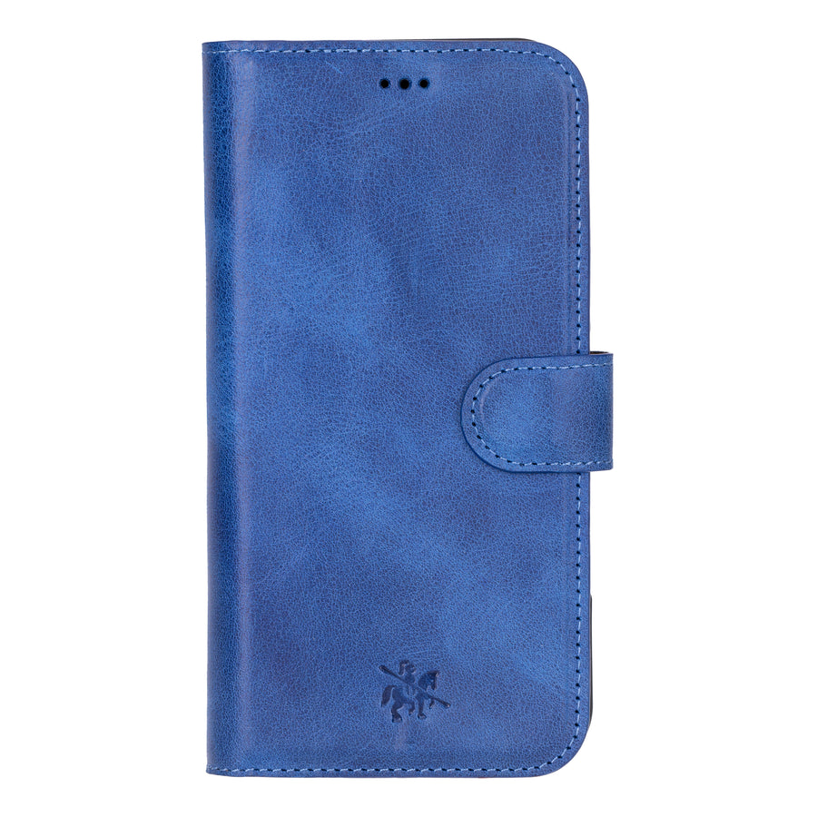 Ravenna RFID Blocking Detachable Leather Wallet Case for iPhone 16 Plus