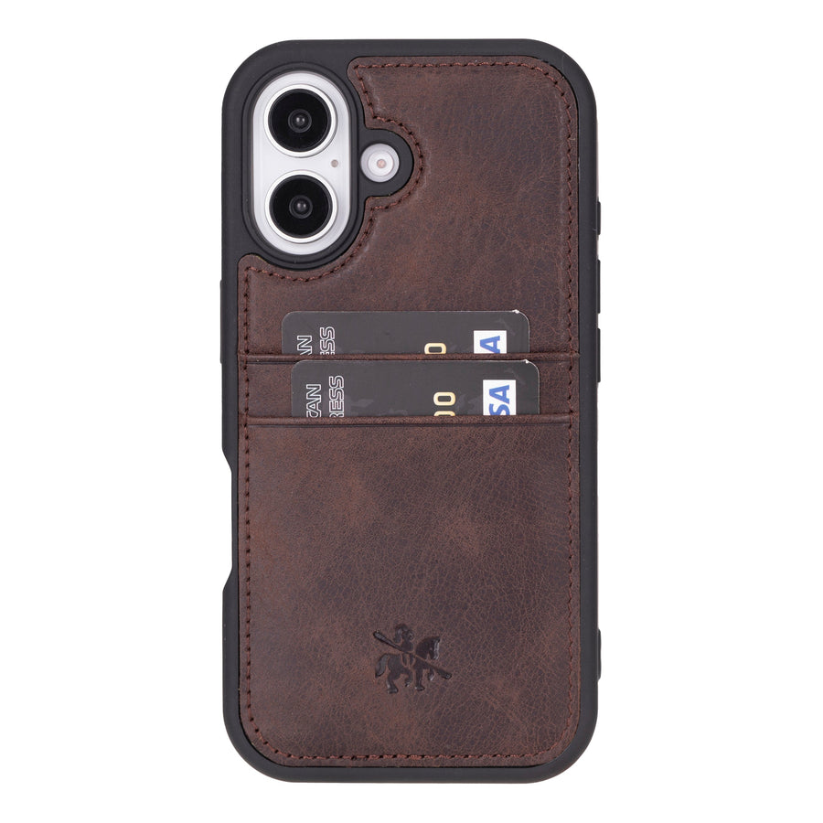 Capri Snap On Leather Wallet Case for iPhone 16 Plus