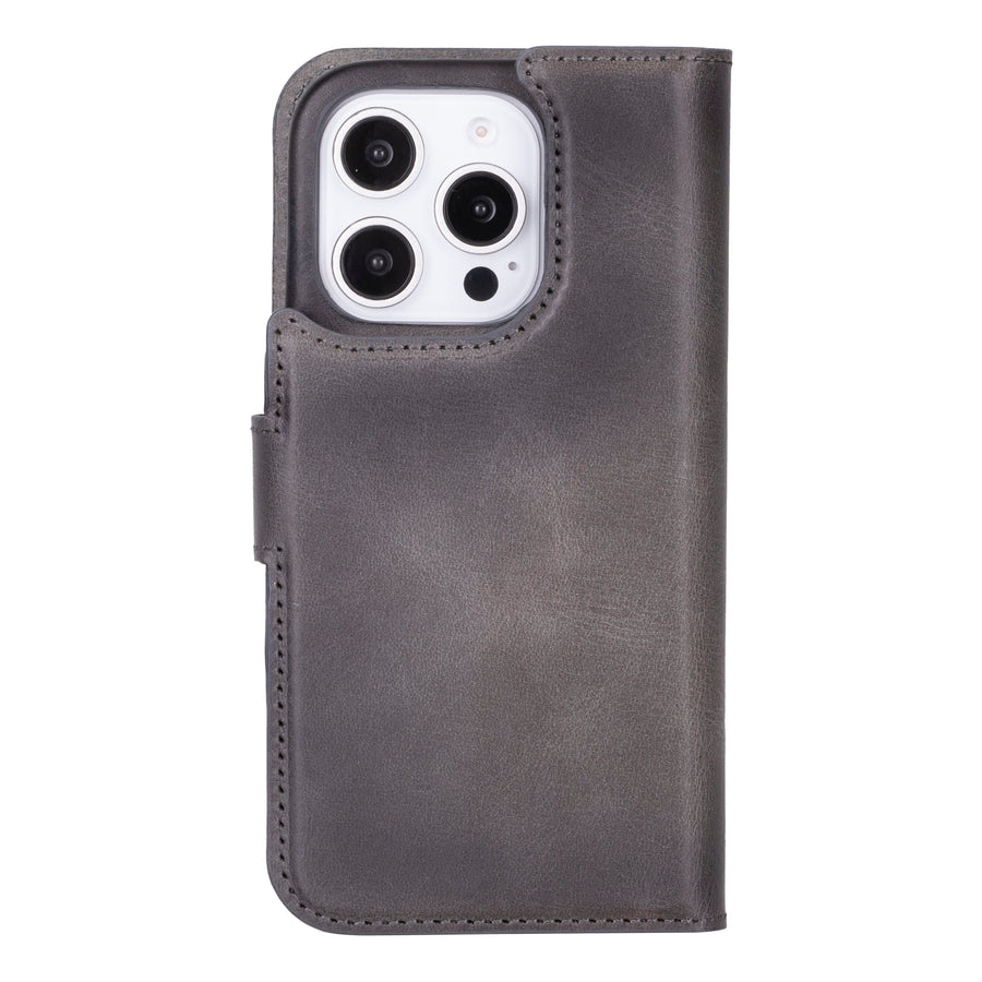 Florence RFID Blocking Leather Wallet Case for iPhone 16 Pro