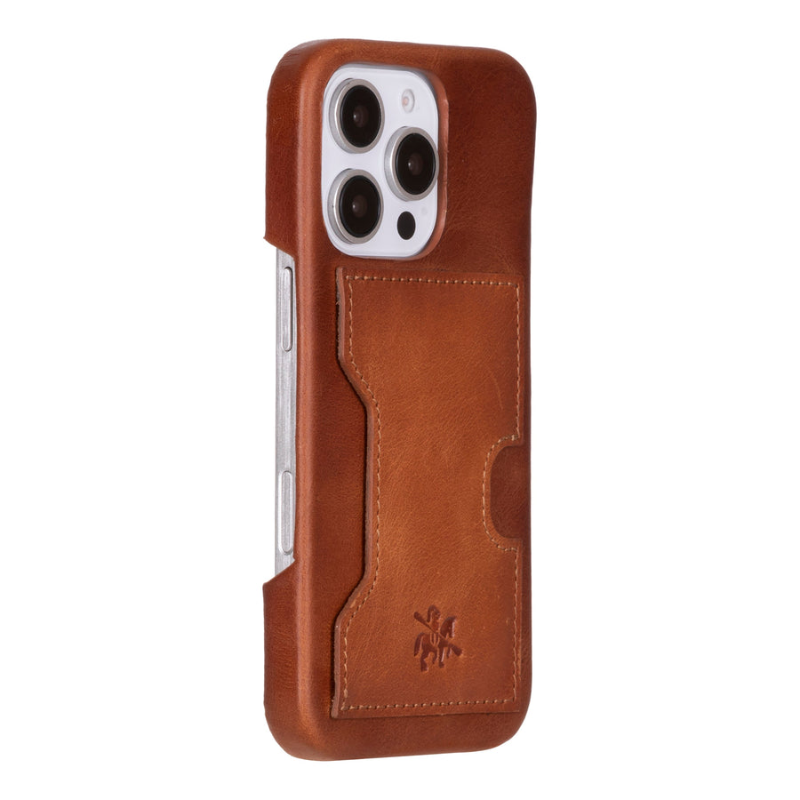 Florence RFID Blocking Leather Wallet Case for iPhone 16 Pro