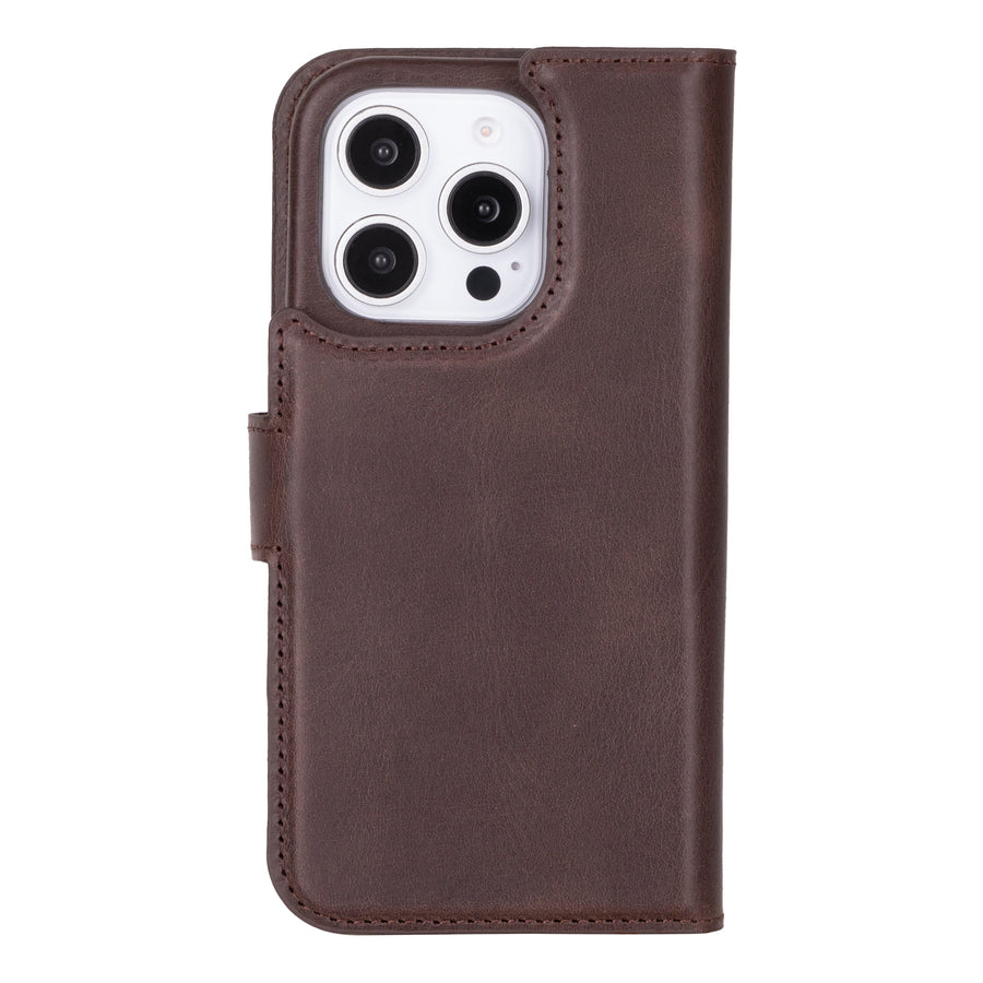 Florence RFID Blocking Leather Wallet Case for iPhone 16 Pro