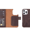 Florence RFID Blocking Leather Wallet Case for iPhone 16 Pro