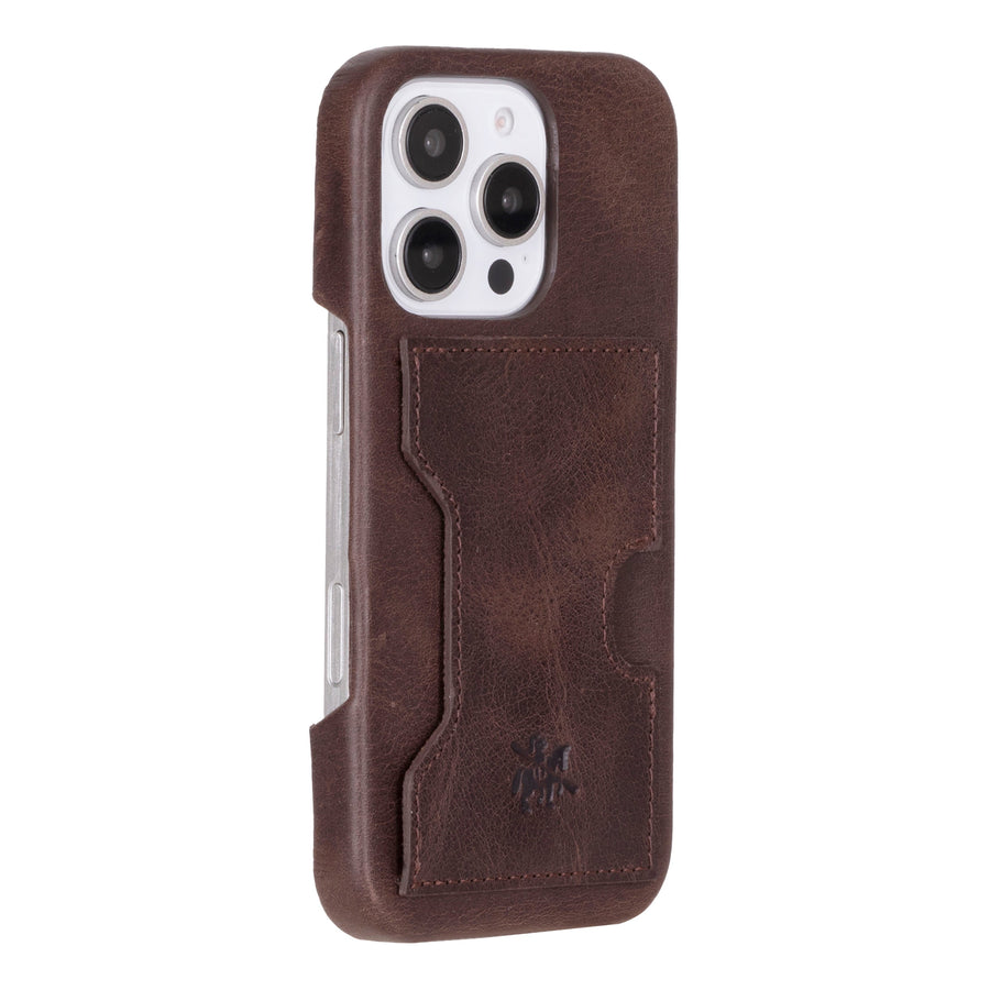 Florence RFID Blocking Leather Wallet Case for iPhone 16 Pro