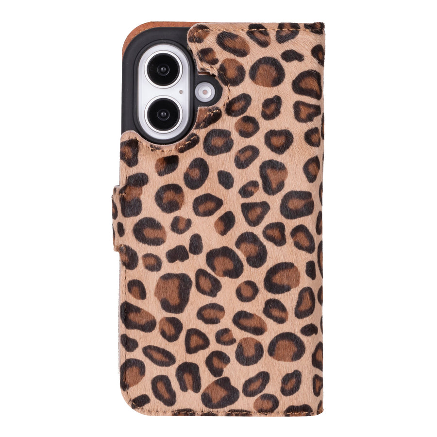 Funda tipo billetera de cuero con bloqueo RFID Florence para iPhone 15