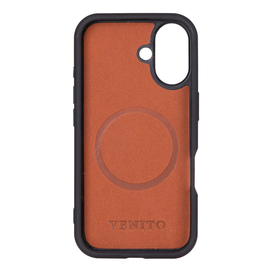 Funda tipo billetera de cuero con bloqueo RFID Florence para iPhone 15