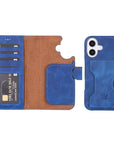 Funda tipo billetera de cuero con bloqueo RFID Florence para iPhone 15