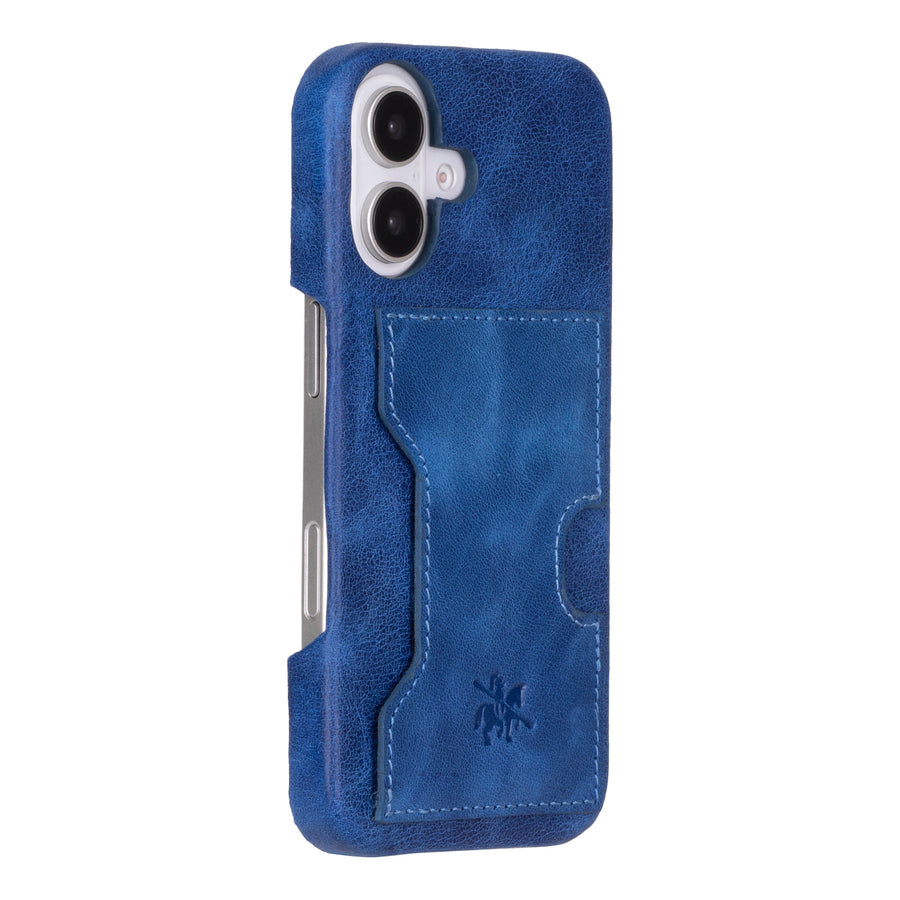 Funda tipo billetera de cuero con bloqueo RFID Florence para iPhone 15