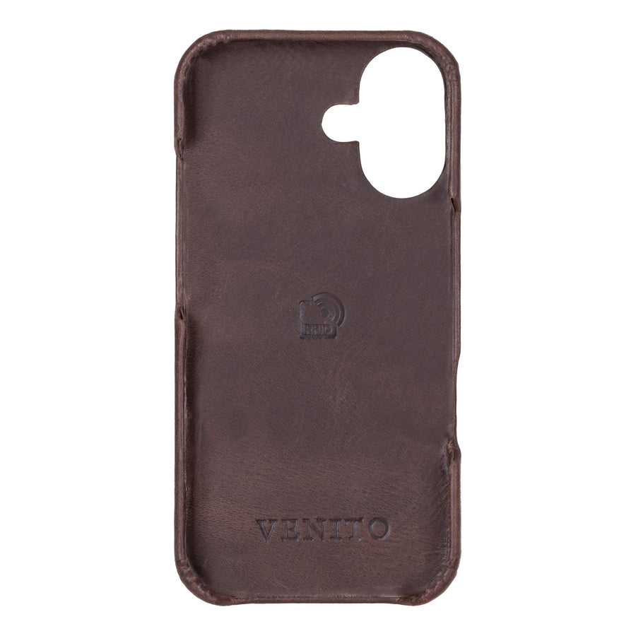 Funda tipo billetera de cuero con bloqueo RFID Florence para iPhone 15