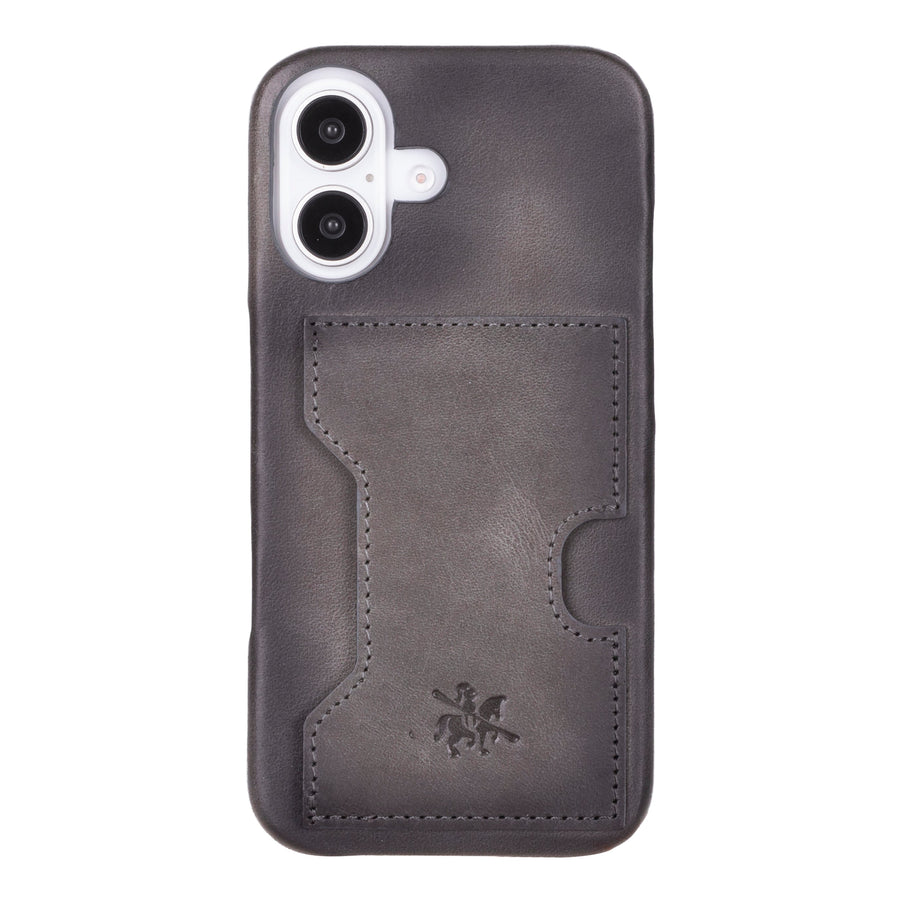 Funda tipo billetera de cuero con bloqueo RFID Florence para iPhone 15