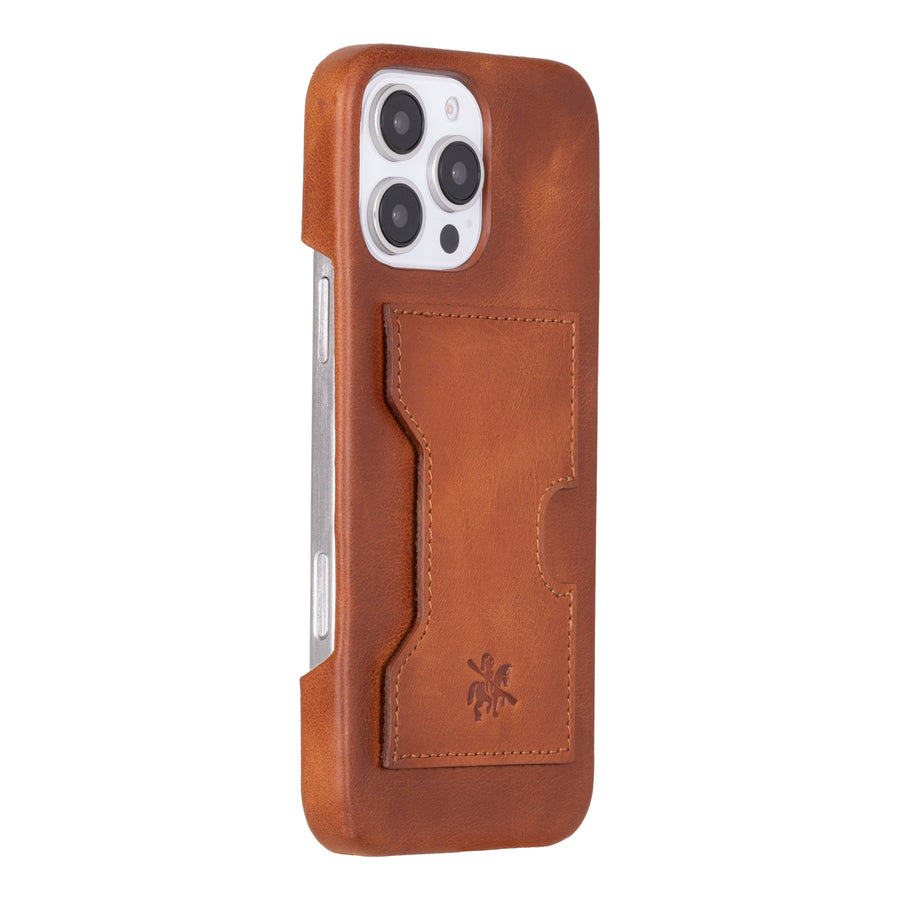 Funda tipo billetera de cuero con bloqueo RFID Florence para iPhone 15 Pro Max