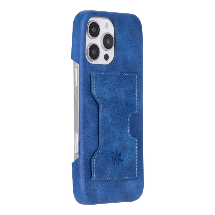 Funda tipo billetera de cuero con bloqueo RFID Florence para iPhone 15 Pro Max