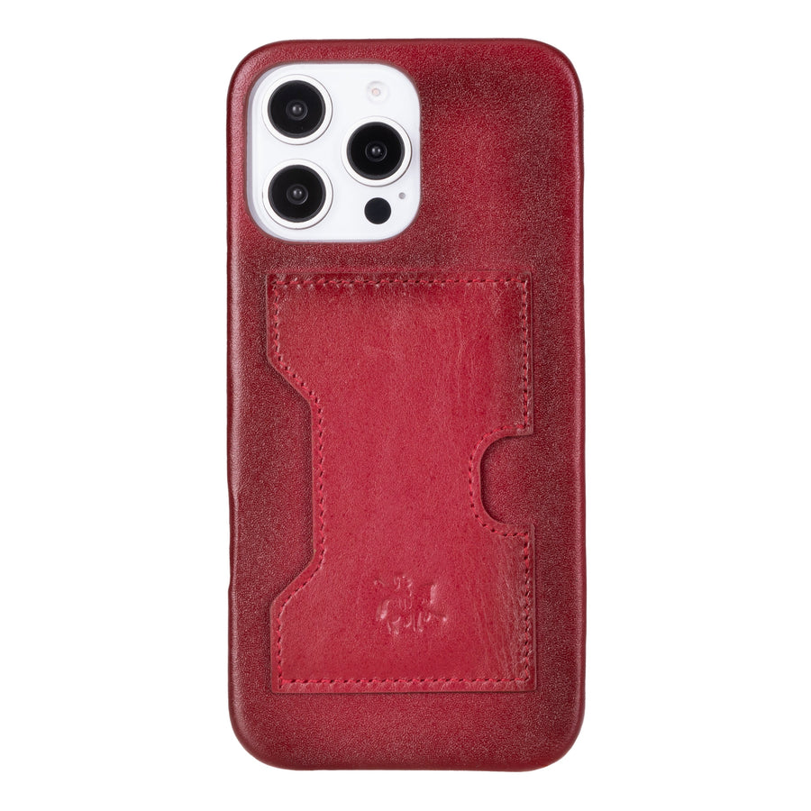 Funda tipo billetera de cuero con bloqueo RFID Florence para iPhone 15 Pro Max