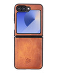 Lucca Snap-On Leather Case for Samsung Galaxy Z Flip 6 (6.7 inches)