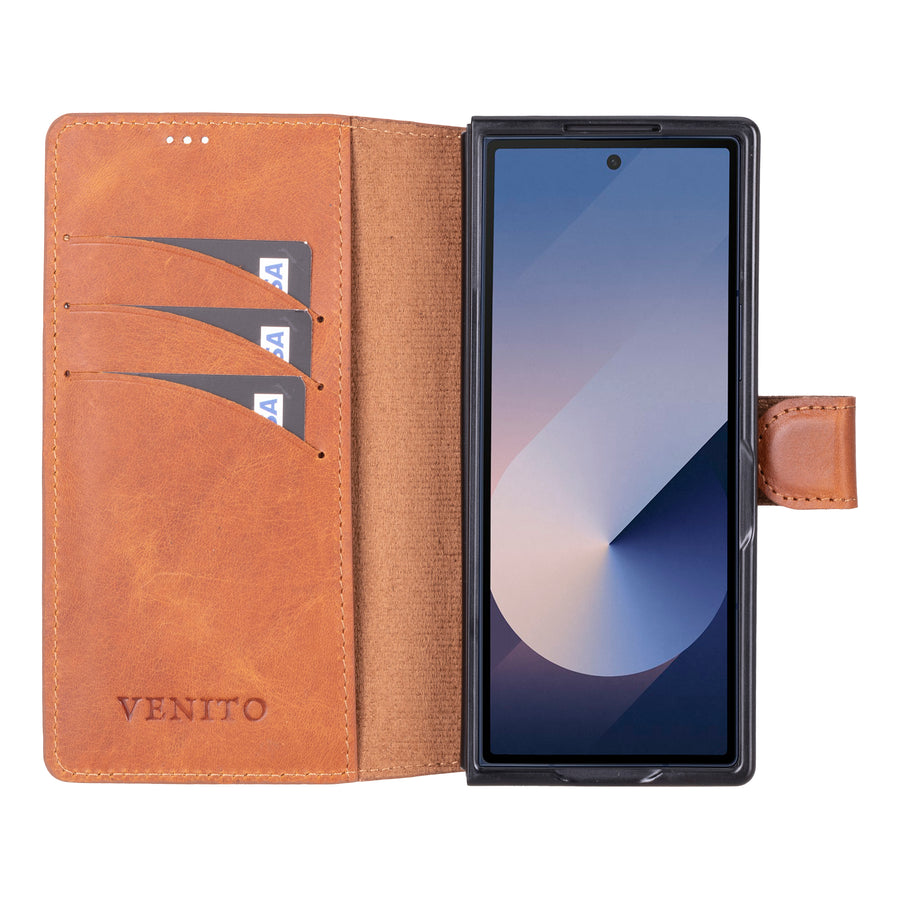 Trieste Leather Wallet Case for Samsung Galaxy Z Fold 6