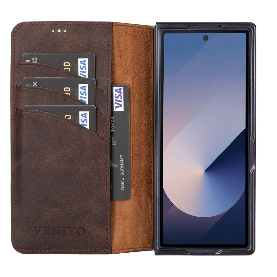 Trieste Leather Wallet Case for Samsung Galaxy Z Fold 6