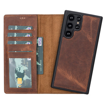 Samsung Galaxy S22 Series Leather Wallet Cases RFID - MW