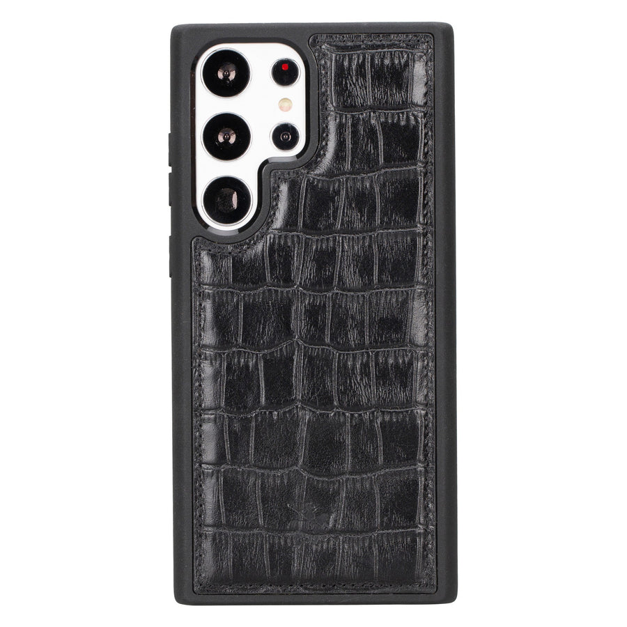 Funda de cuero Lucca Snap On para Samsung Galaxy S23 Ultra