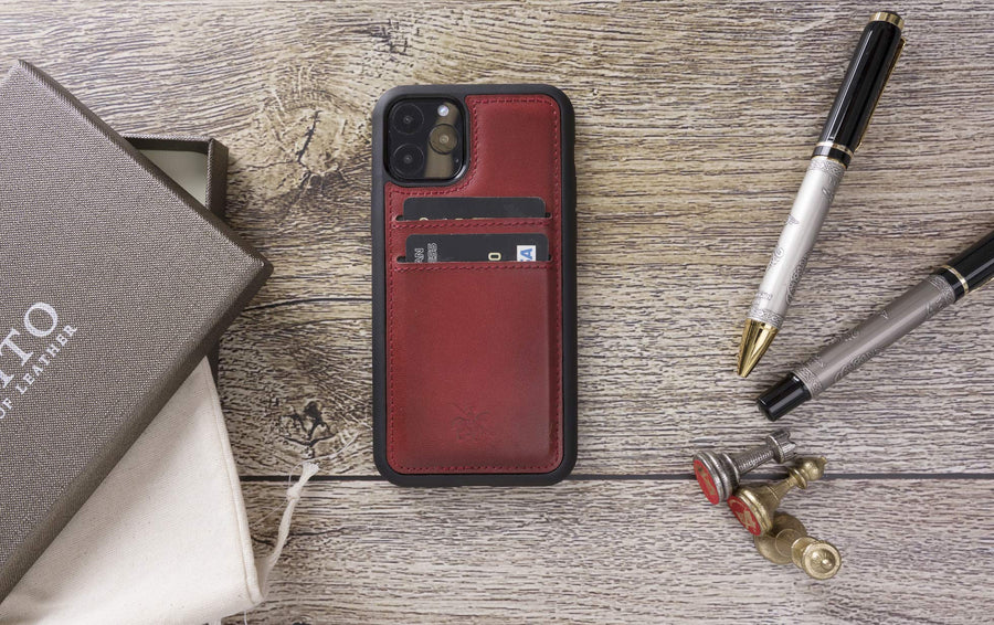 Cosa Snap On Leather Wallet Case for iPhone 11 Pro