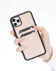 Funda tipo billetera de cuero Cosa Snap On para iPhone 11 Pro Max