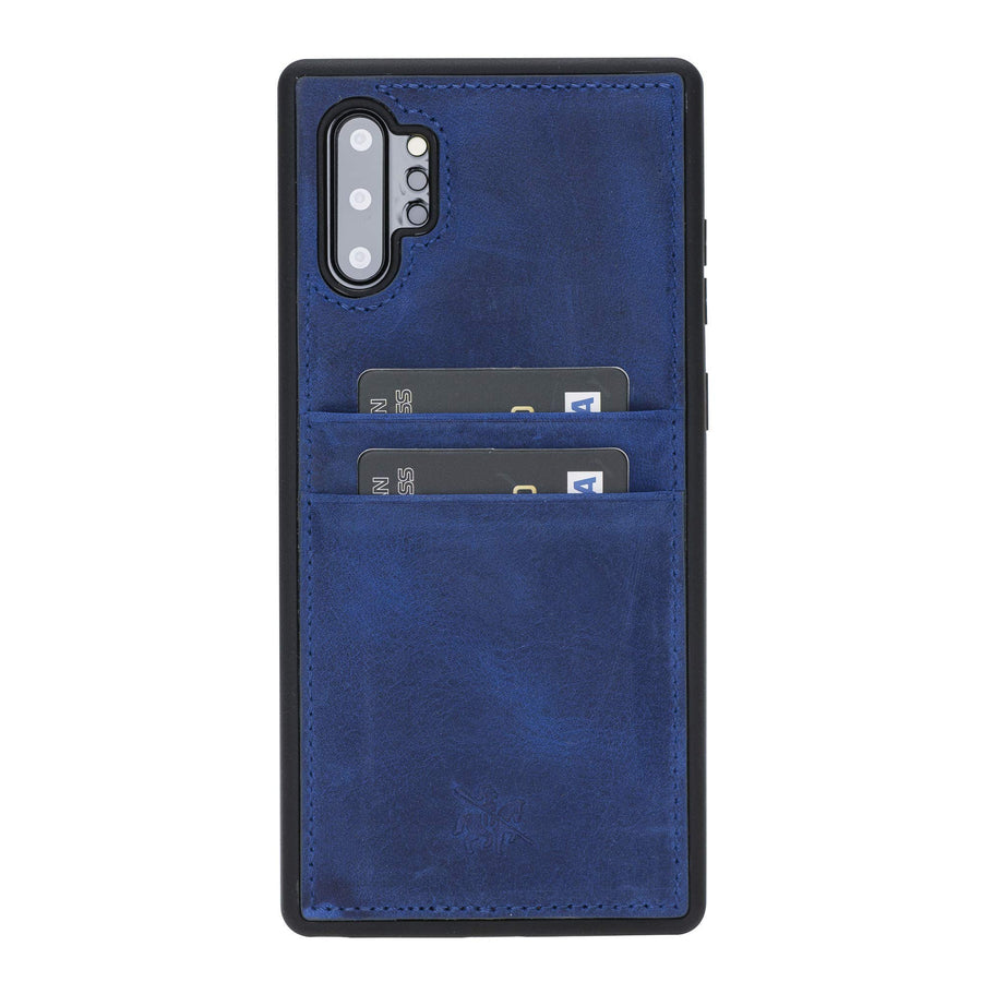 Funda tipo billetera de cuero Capri Snap On para Samsung Galaxy Note 10 Plus