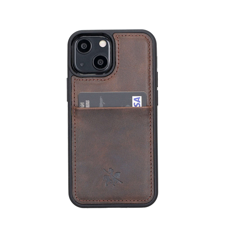 Capri Snap On Leather Wallet Case for iPhone 13 Mini