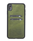 Funda tipo billetera de cuero Cosa Snap On para iPhone XS Max