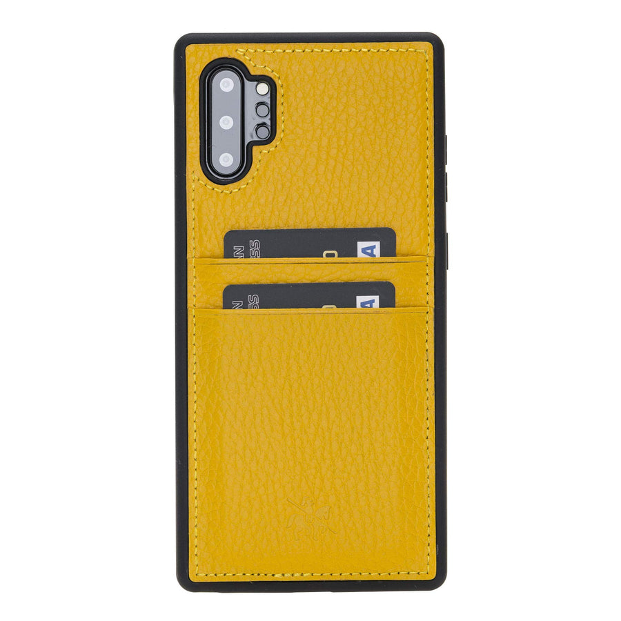 Funda tipo billetera de cuero Capri Snap On para Samsung Galaxy Note 10 Plus