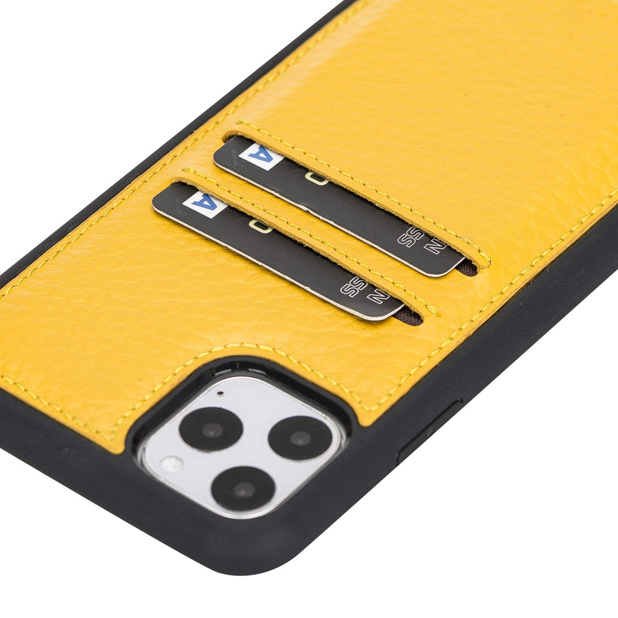 Funda tipo billetera de cuero Cosa Snap On para iPhone 11 Pro Max