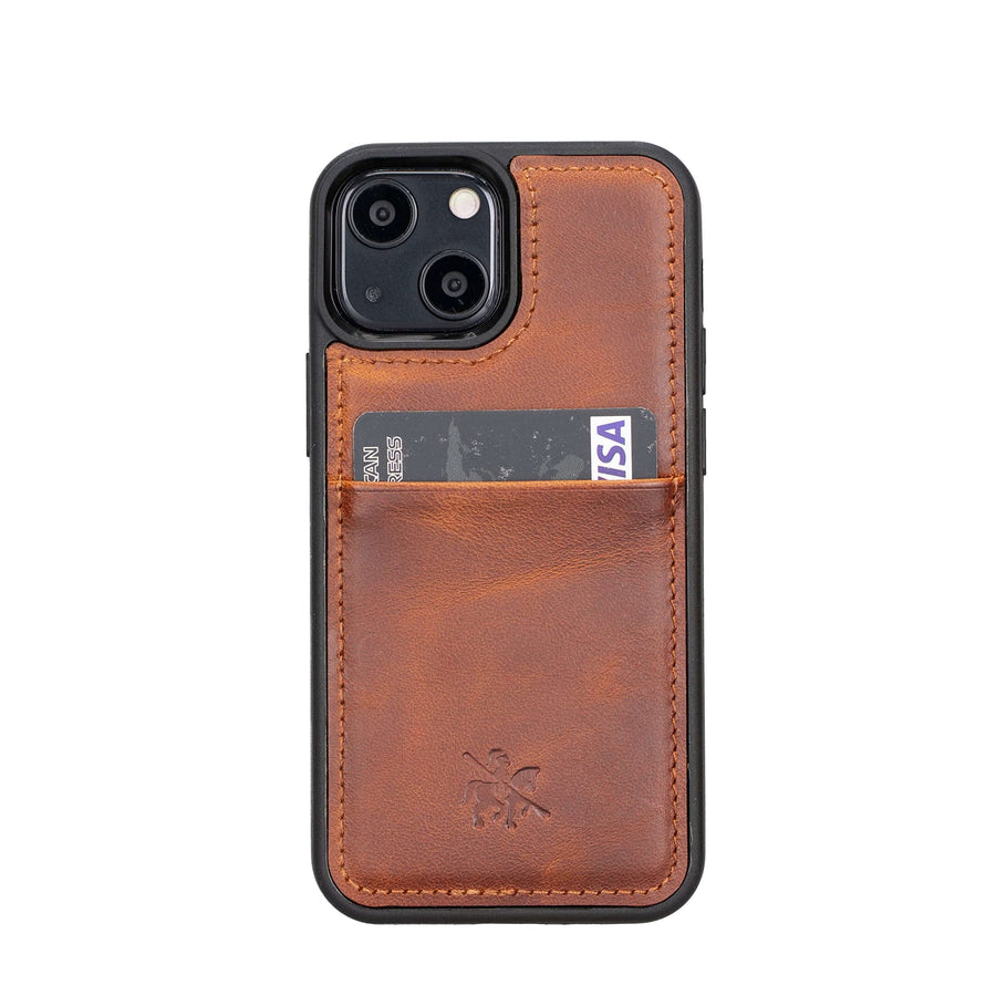 Capri Snap On Leather Wallet Case for iPhone 13 Mini