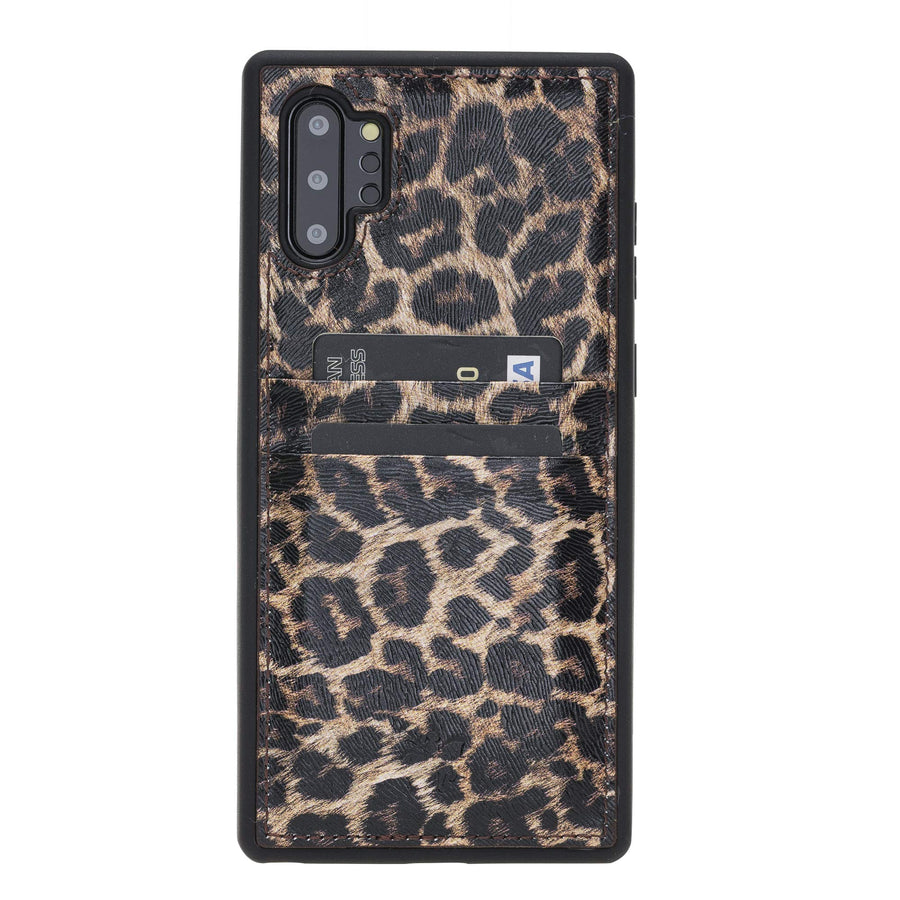 Funda tipo billetera de cuero Capri Snap On para Samsung Galaxy Note 10 Plus