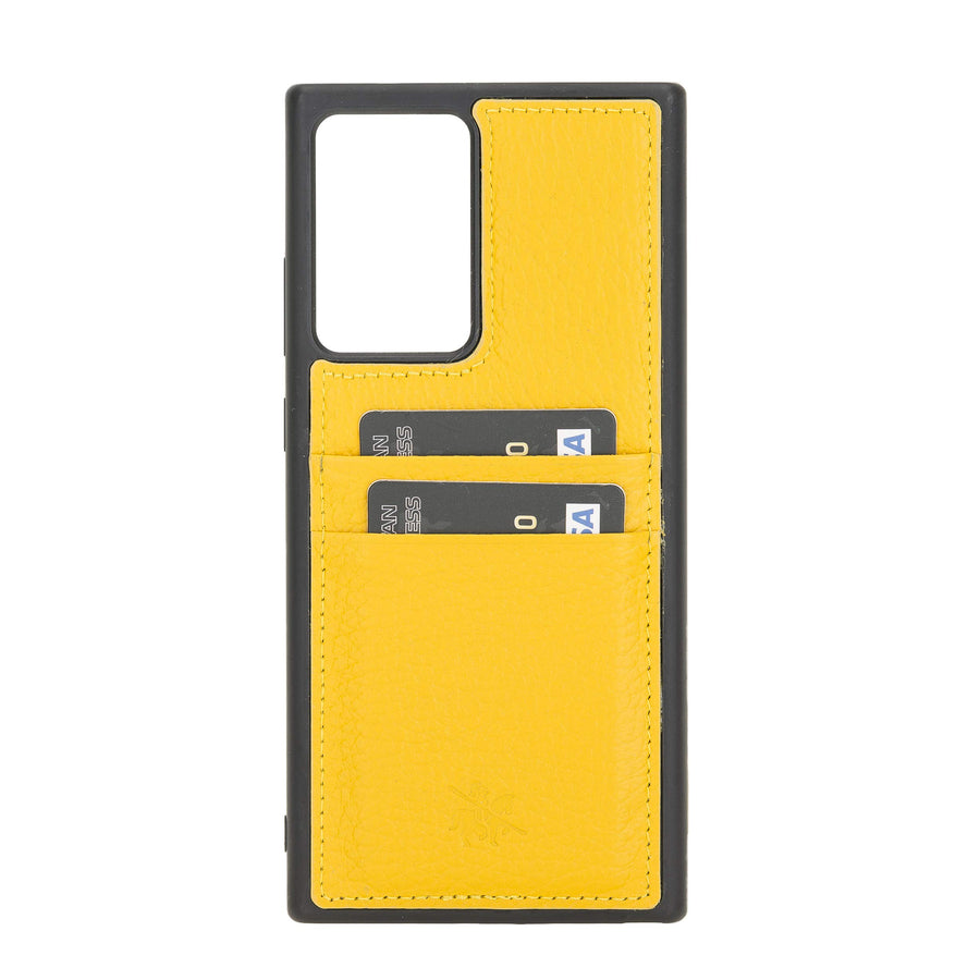 Funda tipo billetera de cuero Capri Snap On para Samsung Galaxy Note 20 Ultra