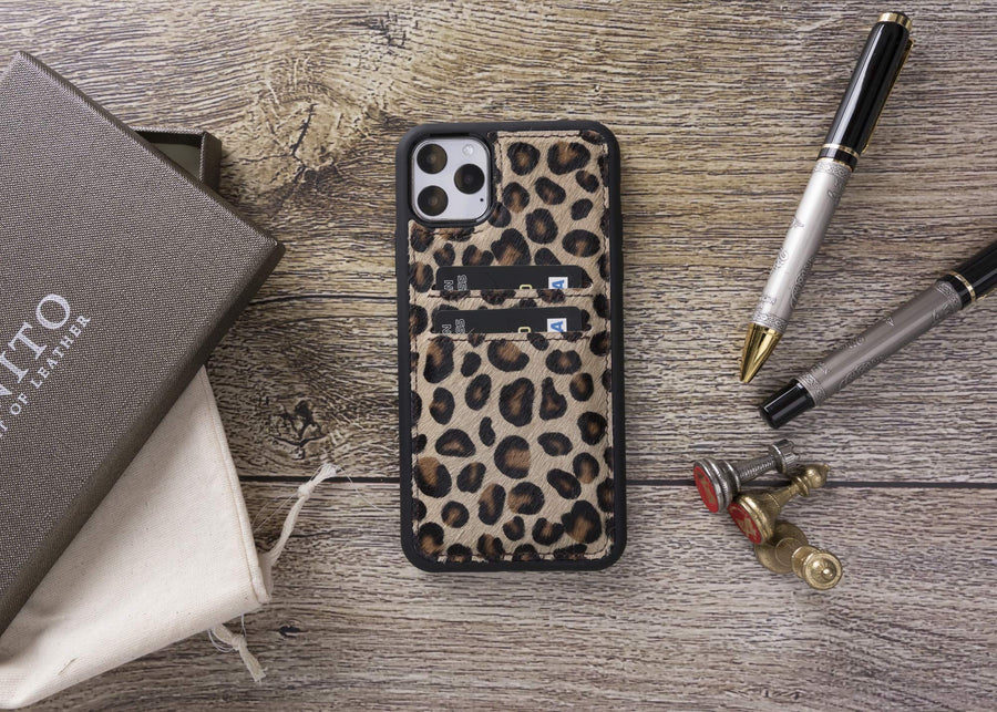 Funda tipo billetera de cuero Cosa Snap On para iPhone 11 Pro Max