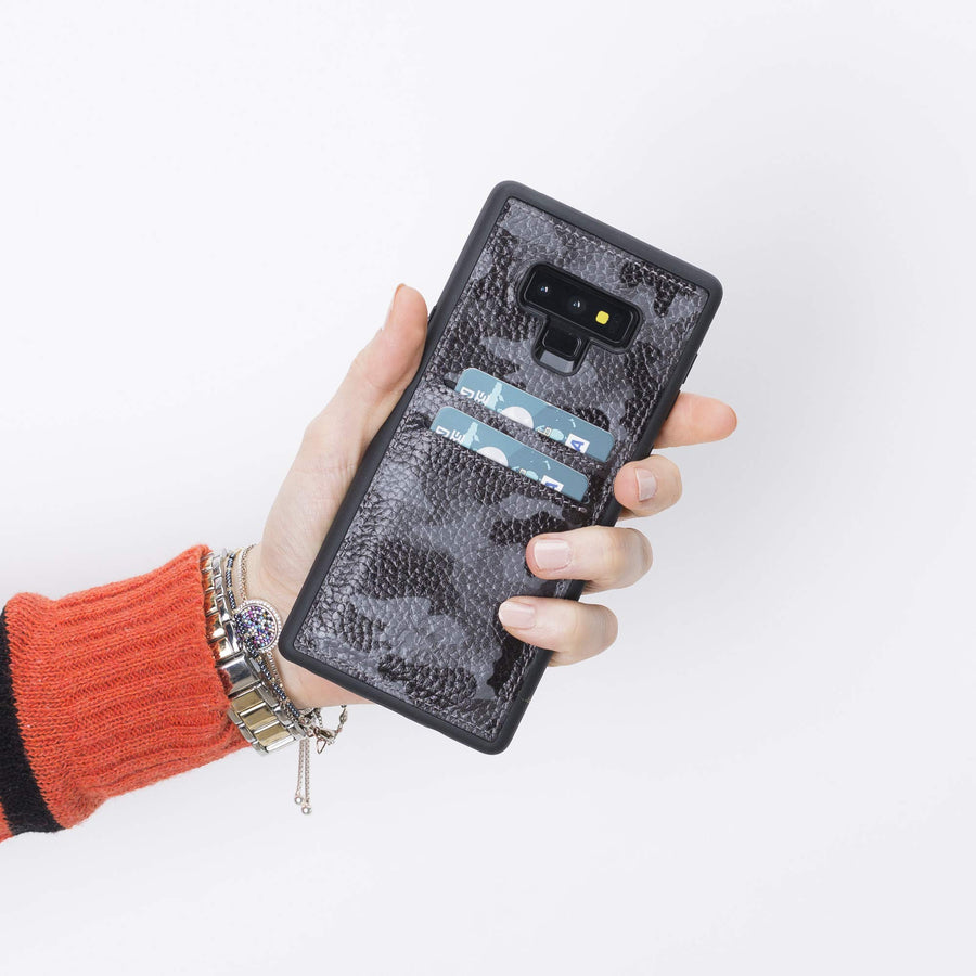 Funda tipo billetera de cuero Cosa Snap On para Samsung Galaxy S10 Plus