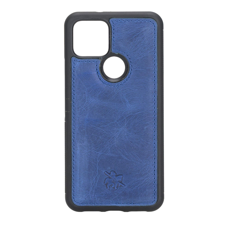 Funda de cuero Lucca Snap On para Google Pixel 5