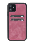 Funda tipo billetera de cuero Cosa Snap On para iPhone 11