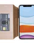 Estuche tipo billetera de cuero con bloqueo RFID Venice para iPhone 11