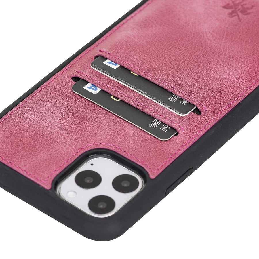 Funda tipo billetera de cuero Cosa Snap On para iPhone 11 Pro Max